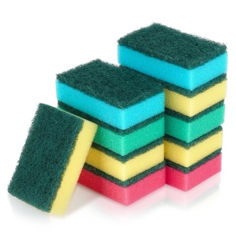 Gąbka kuchenna do naczyń gąbki zestaw komplet gąbek 10 sztuk ULTRA CLEAN 779090