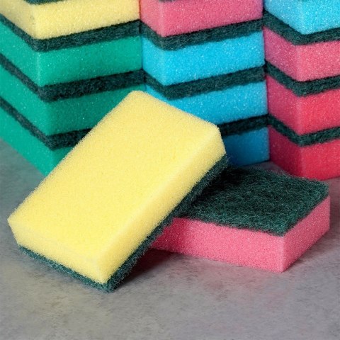 Gąbka kuchenna do naczyń gąbki zestaw komplet gąbek 10 sztuk ULTRA CLEAN 779090