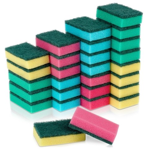 Gąbka kuchenna do naczyń gąbki zestaw komplet gąbek 28 sztuk ULTRA CLEAN 779091