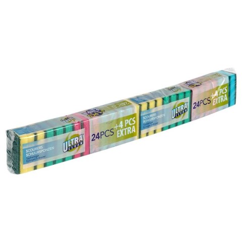 Gąbka kuchenna do naczyń gąbki zestaw komplet gąbek 28 sztuk ULTRA CLEAN 779091