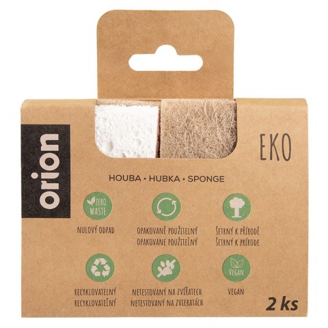 Gąbka kuchenna naturalna EKO gąbki 2 sztuki ORION 710529