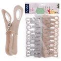 Klamerki na pranie do prania plastikowe 20 sztuk ORION 531156