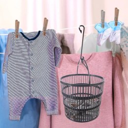 Klamerki na pranie do prania w składanym koszyku 50 sztuk ORION 531157