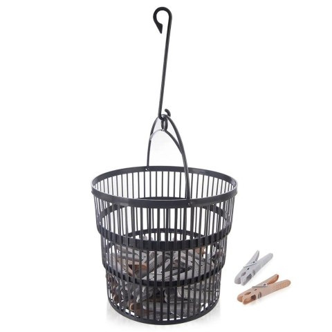 Klamerki na pranie do prania w składanym koszyku 50 sztuk ORION 531157