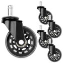 Kółka do fotela kauczukowe 6.3cm / 11 mm 5 sztuk VILDE 569996
