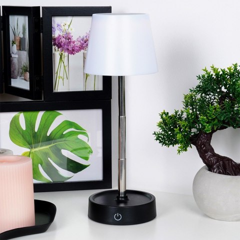 Lampa stołowa lampka LED biała bezprzewodowa 11-29.5cm AMBIANCE 568103