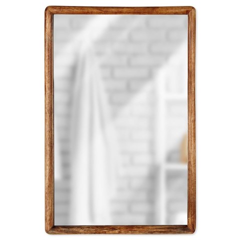 Lustro na ścianę ścienne drewniane prostokątne 40x60cm VILDE 568104