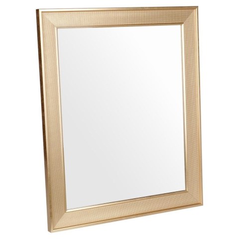 Lustro na ścianę ścienne złote prostokątne 49.5x59.5cm VILDE 568105