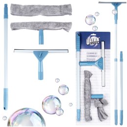 Mop do mycia czyszczenia okien teleskopowy ze ściągaczką 50-95cm 4-ele ULTRA CLEAN 779103