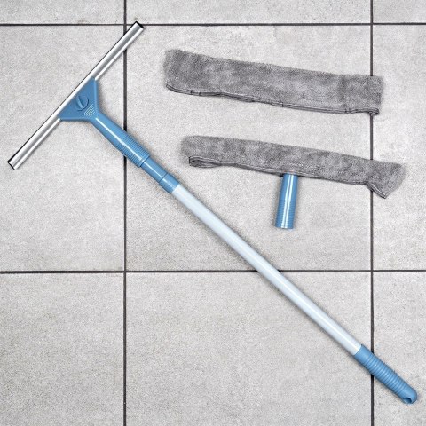 Mop do mycia czyszczenia okien teleskopowy ze ściągaczką 50-95cm 4-ele ULTRA CLEAN 779103