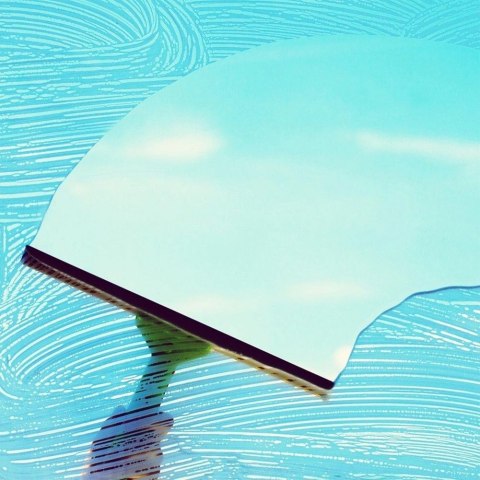 Mop do mycia czyszczenia okien ze ściągaczką 2w1 CLEAN SYSTEM ORION 710630