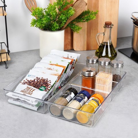 Organizer do szuflady szuflad z przegródkami 31x31x5.5cm VILDE 566015