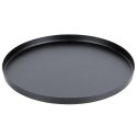 Podstawka pod kompozycje dekoracyjne świece metalowa czarna 21.5cm VILDE 568089