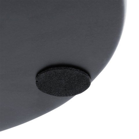 Podstawka pod kompozycje dekoracyjne świece metalowa czarna 21.5cm VILDE 568089