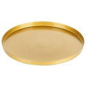 Podstawka pod kompozycje dekoracyjne świece metalowa złota 21.5cm VILDE 568091