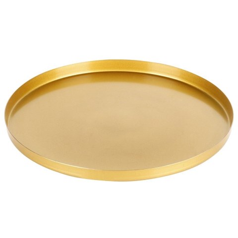 Podstawka pod kompozycje dekoracyjne świece metalowa złota 21.5cm VILDE 568091