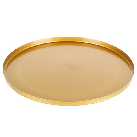 Podstawka pod kompozycje dekoracyjne świece metalowa złota 30cm VILDE 568092