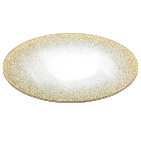 Podstawka pod kompozycje dekoracyjne świece szklana lustrzana brokatowa 15cm VILDE 568085