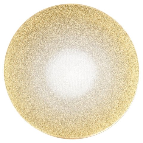 Podstawka pod kompozycje dekoracyjne świece szklana lustrzana brokatowa 20cm VILDE 568086