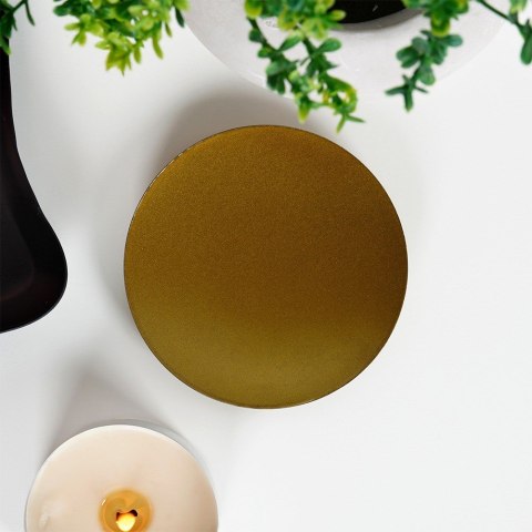 Podstawka pod świece świeczki metalowa złota 8.5cm VILDE 568101