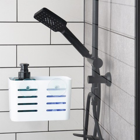 Półka pod prysznic do łazienki łazienkowa na przyssawki 18.5x9x12cm BATHROOM SOLUTIONS 567005