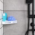 Półka pod prysznic do łazienki łazienkowa na przyssawki narożna 23x15cm BATHROOM SOLUTIONS 567004