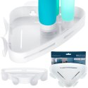 Półka pod prysznic do łazienki łazienkowa na przyssawki narożna 23x15cm BATHROOM SOLUTIONS 567004