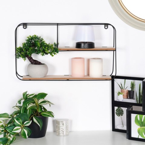Półka ścienna na ścianę metalowa 52x10.5x29cm TRENDS4YOU 568124
