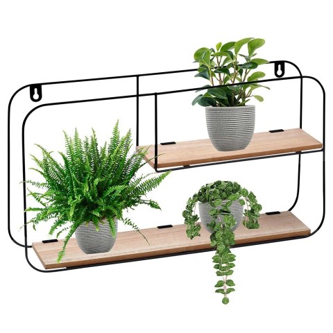 Półka ścienna na ścianę metalowa 52x10.5x29cm TRENDS4YOU 568124