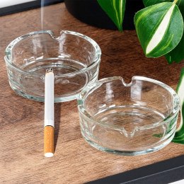 Popielniczka szklana 8cm popielnica popielniczki 2 sztuki VILDE 568122