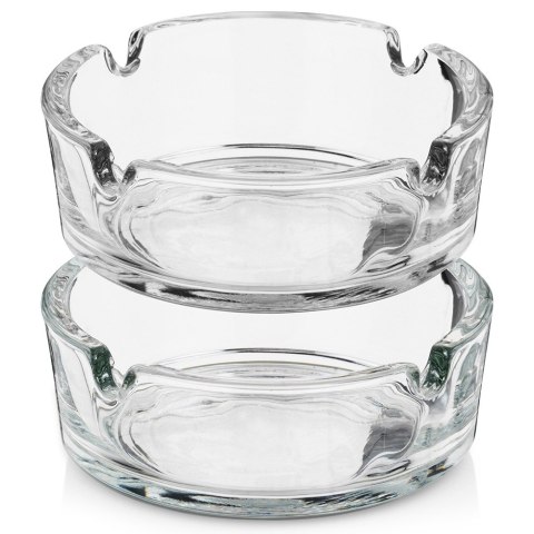 Popielniczka szklana 8cm popielnica popielniczki 2 sztuki VILDE 568122