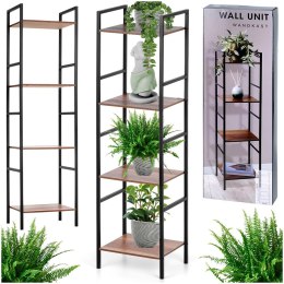 Regał metalowy czarny 29.5x23.5x106.5cm TRENDS4YOU 568119