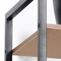 Regał metalowy czarny 29.5x23.5x106.5cm TRENDS4YOU 568119