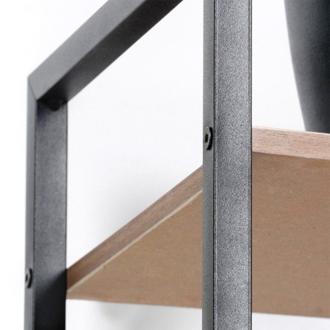Regał metalowy czarny 29.5x23.5x106.5cm TRENDS4YOU 568119
