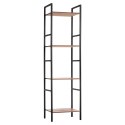 Regał metalowy czarny 29.5x23.5x106.5cm TRENDS4YOU 568119