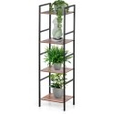 Regał metalowy czarny 29.5x23.5x106.5cm TRENDS4YOU 568119