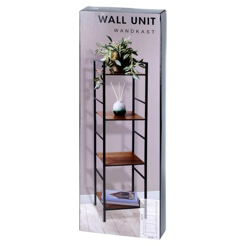 Regał metalowy czarny 29.5x23.5x106.5cm TRENDS4YOU 568119