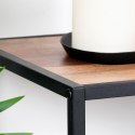 Regał metalowy czarny 70x30.5x85cm TRENDS4YOU 568118