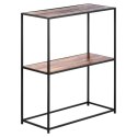 Regał metalowy czarny 70x30.5x85cm TRENDS4YOU 568118