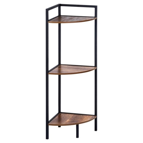Regał metalowy czarny narożny 23.5x23.5x76cm TRENDS4YOU 568117