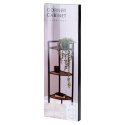 Regał metalowy czarny narożny 23.5x23.5x76cm TRENDS4YOU 568117