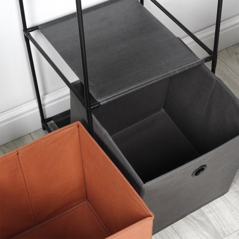 Regał metalowy z pojemnikami 34.5x34.5x100cm STORAGE SOLUTIONS 568099