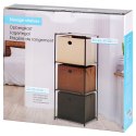 Regał metalowy z pojemnikami 34.5x34.5x100cm STORAGE SOLUTIONS 568099