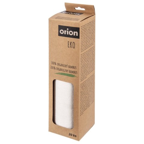 Ścierki kuchenne na rolce bambusowe ściereczki EKO 20 sztuk ORION 710996