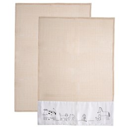 Ścierki kuchenne ściereczki uniwersalne bawełniane 70x50cm 2 sztuki ORION 710997