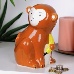 Skarbonka ceramiczna dla dzieci dziecka małpa VILDE 568076-W3