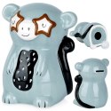 Skarbonka ceramiczna dla dzieci dziecka małpka VILDE 568076-W4