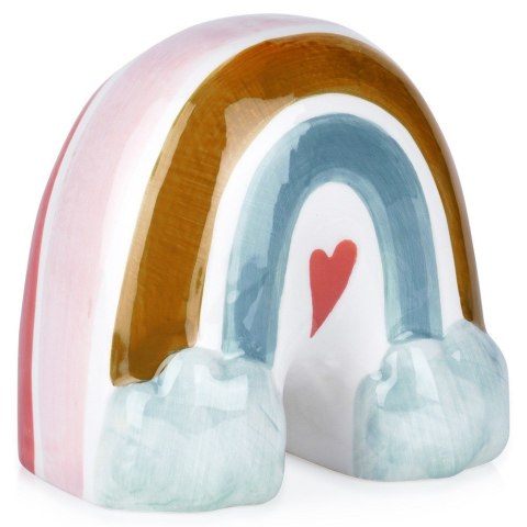 Skarbonka ceramiczna dla dzieci dziecka tęcza VILDE 568075-W6