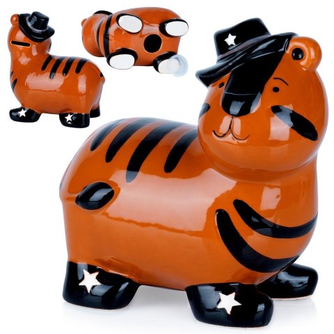 Skarbonka ceramiczna dla dzieci dziecka tygrys VILDE 568076-W5