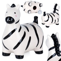 Skarbonka ceramiczna dla dzieci dziecka zebra VILDE 568076-W1